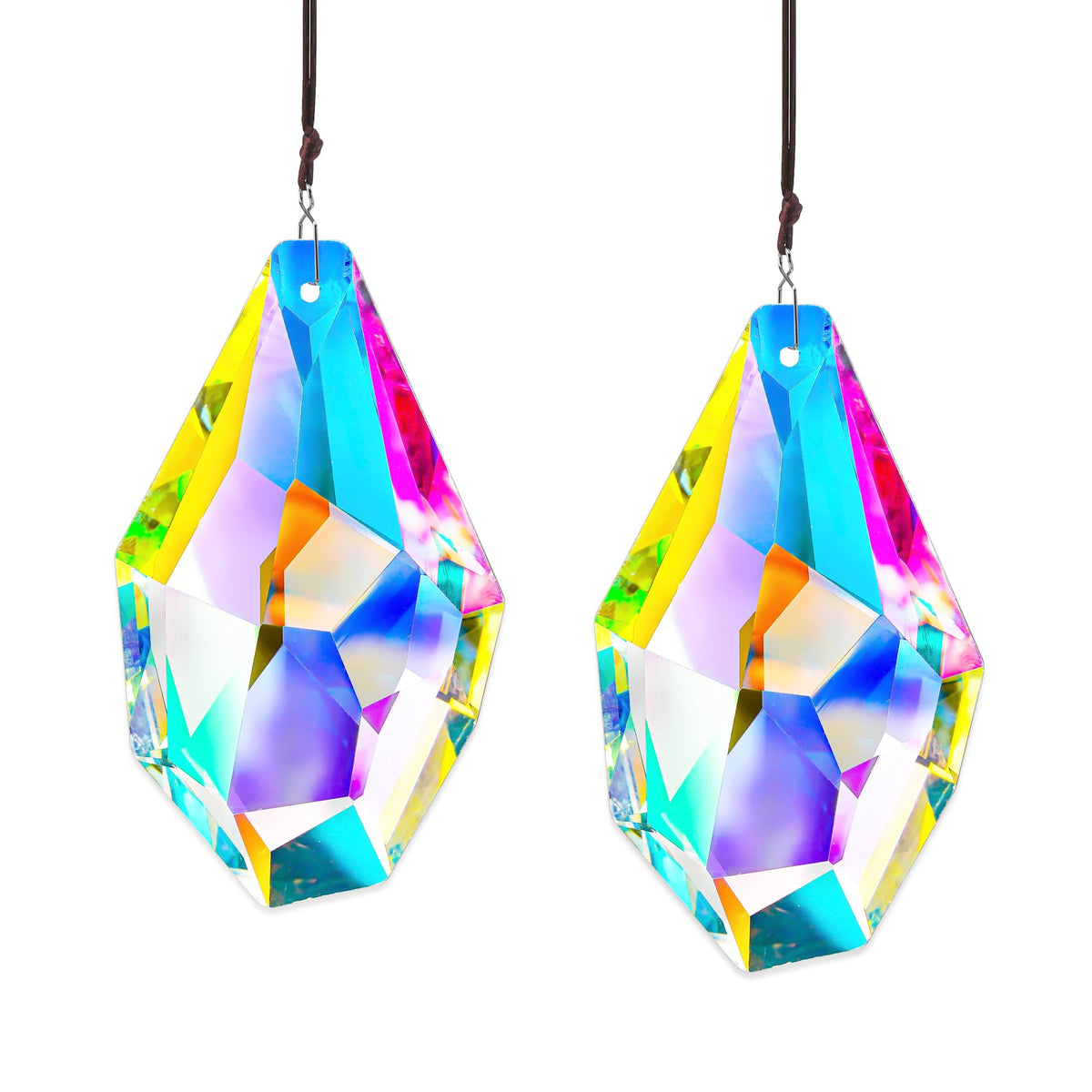 H&D Hyaline & Dora premium crystal prisms elevate window decor with warm rainbow light.