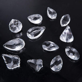H&D Hyaline & Dora cone prism drops create playful beams of color.