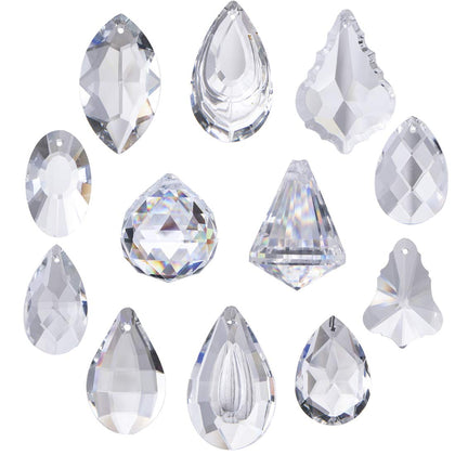 H&D Hyaline & Dora crystal ball pendant sparkles in sunlight, casting colorful rainbows.