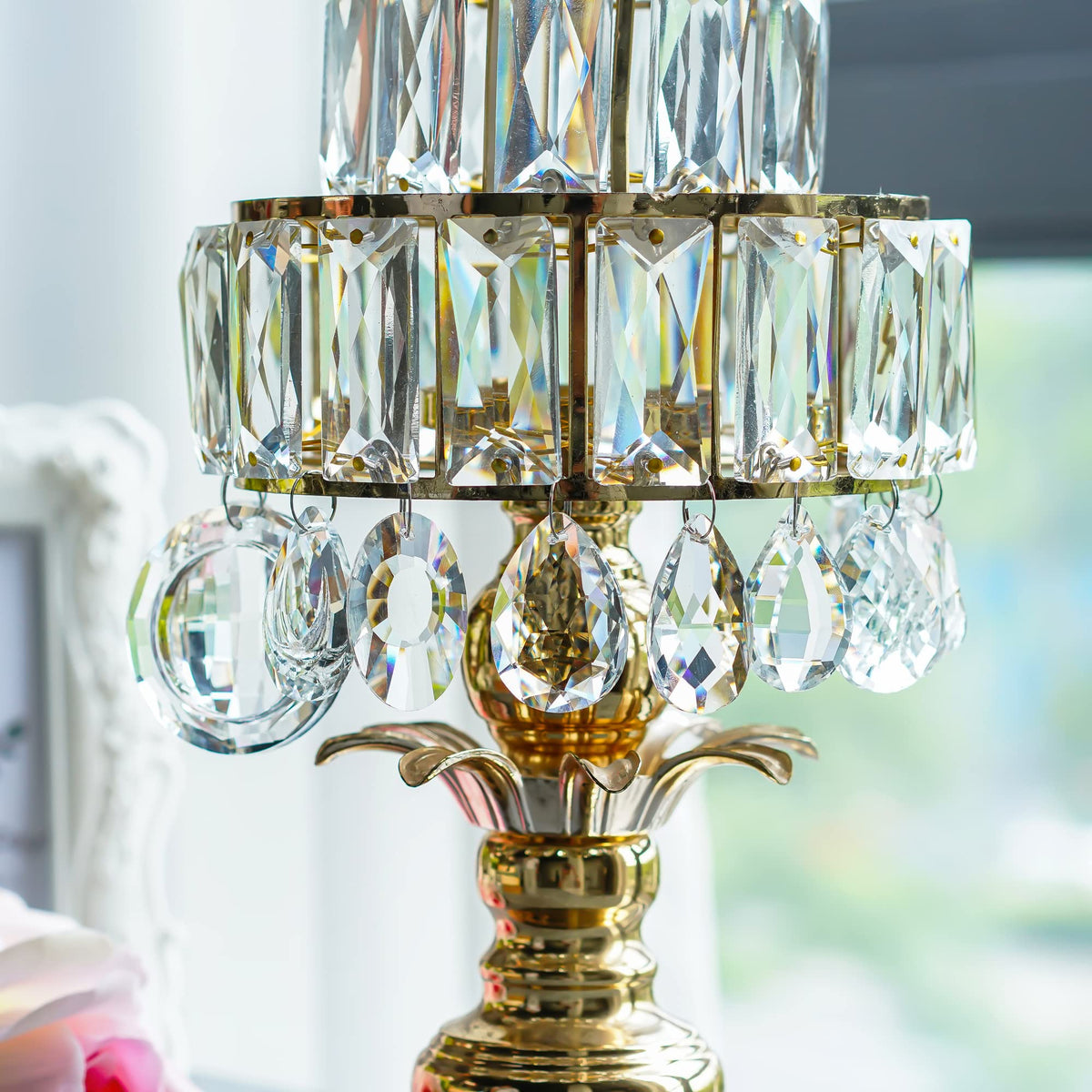 H&D HYALINE & DORA crystal prism ball reflecting light for elegant decor