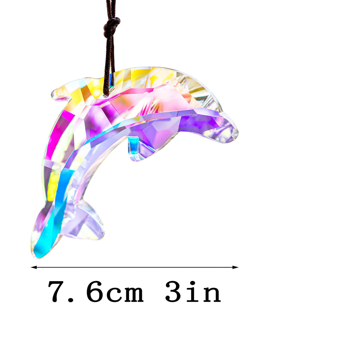 H&D Hyaline & Dora dolphin sun catcher suited to home and car decor.