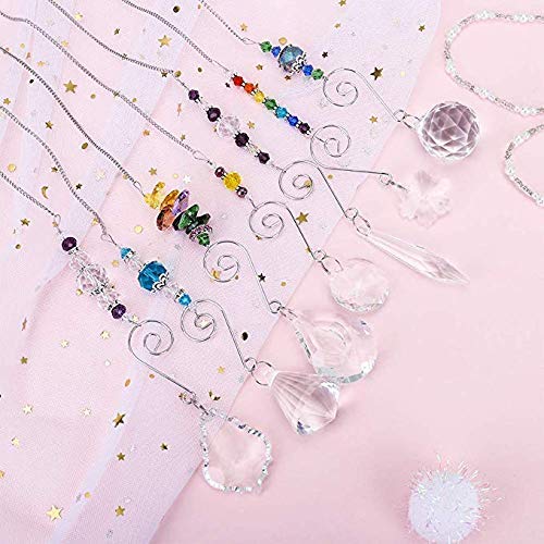 H&D Hyaline & Dora feng shui prism suncatcher hanging for ambience.