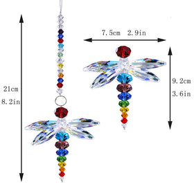 H&D HYALINE & DORA Fengshui rainbow maker hanging by a sunny window