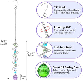 HD Hyaline & Dora easy-hang sun catcher creates glittering ambient light