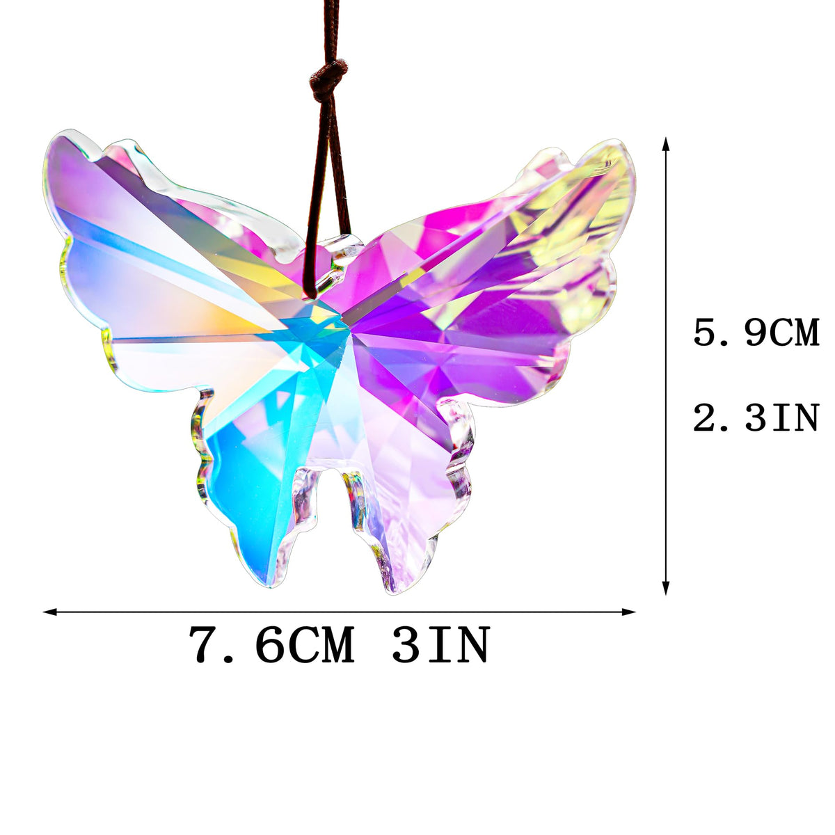 H&D HYALINE & DORA garden suncatcher butterfly brightens outdoor spaces