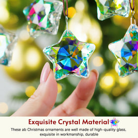 H&D Hyaline & Dora garden suncatcher prism 2in catches sunbeams outdoors.