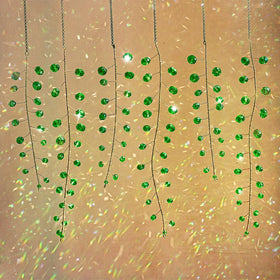 H&D HYALINE & DORA green crystal suncatchers brighten windows with sparkling color