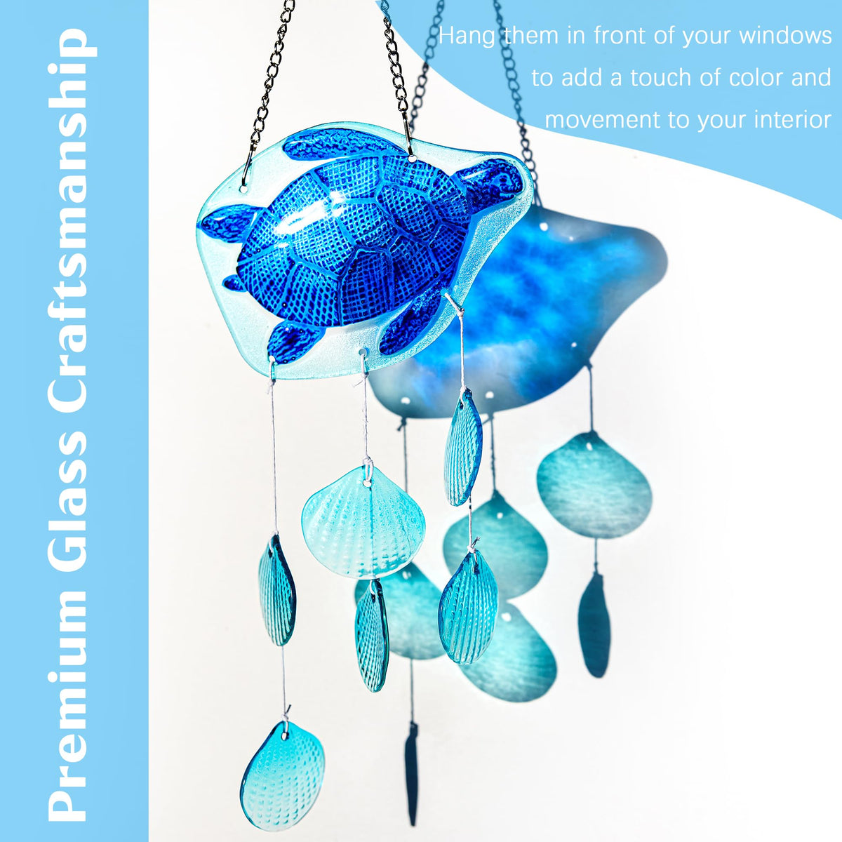 H&D Hyaline & Dora sea life glass art adds seasonal coastal appeal.