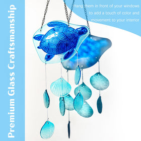 H&D Hyaline & Dora sea life glass art adds seasonal coastal appeal.