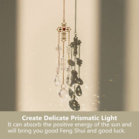 H&D HYALINE & DORA ornate rainbow chandelier for windows