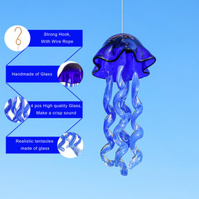 H&D Hyaline & Dora brass-hook wind chime for easy outdoor hanging