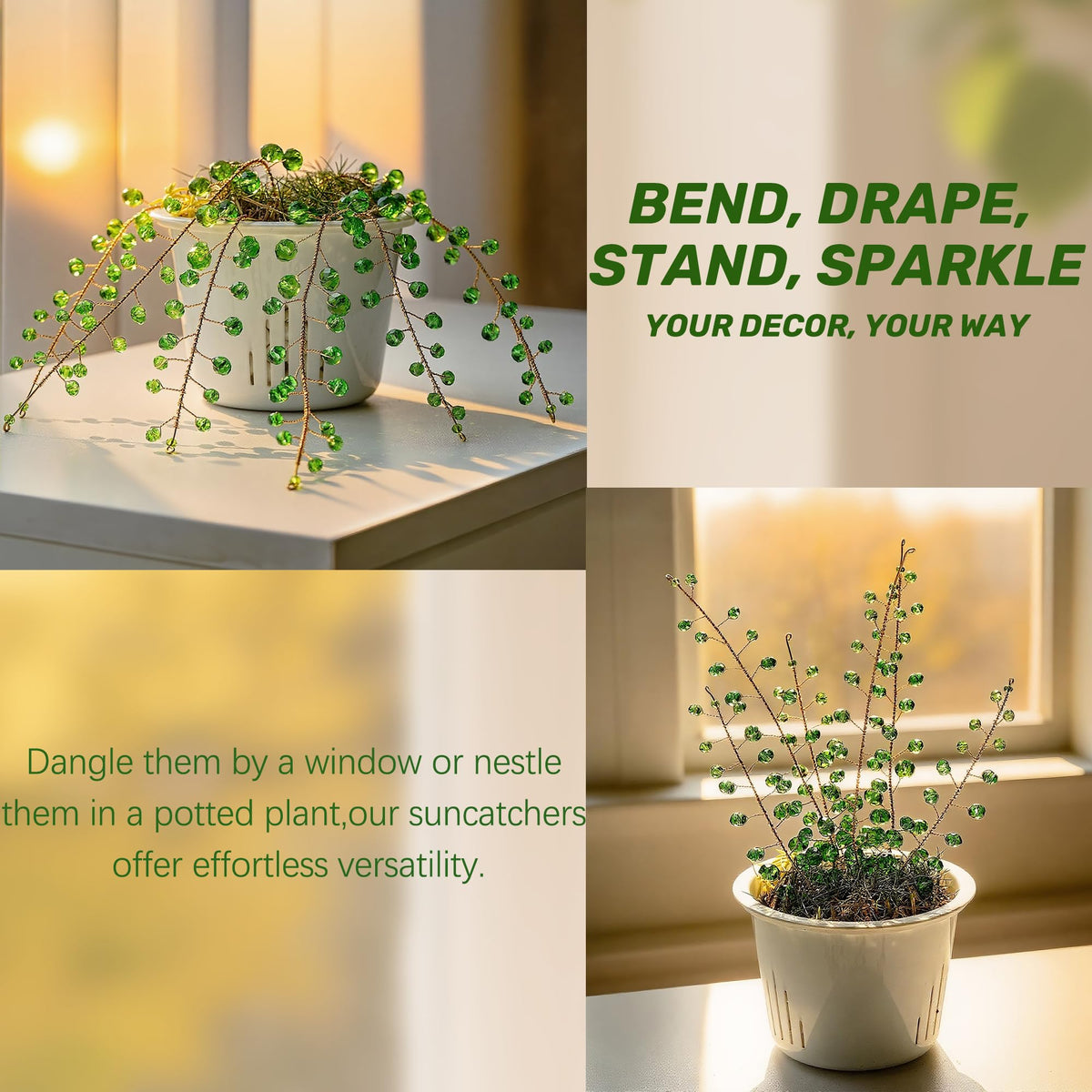 H&D HYALINE & DORA plant lover gift with evergreen charm