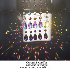 HD Hyaline & Dora rainbow maker pendant creates colorful light effects.