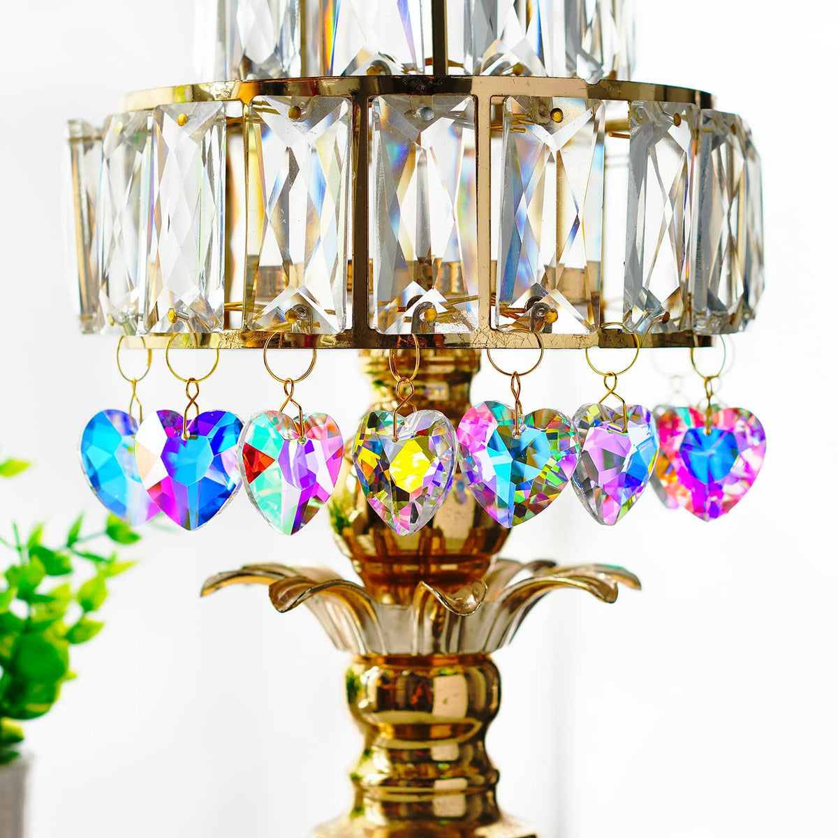 H&D Hyaline & Dora rainbow-maker prism sparkling in direct light.