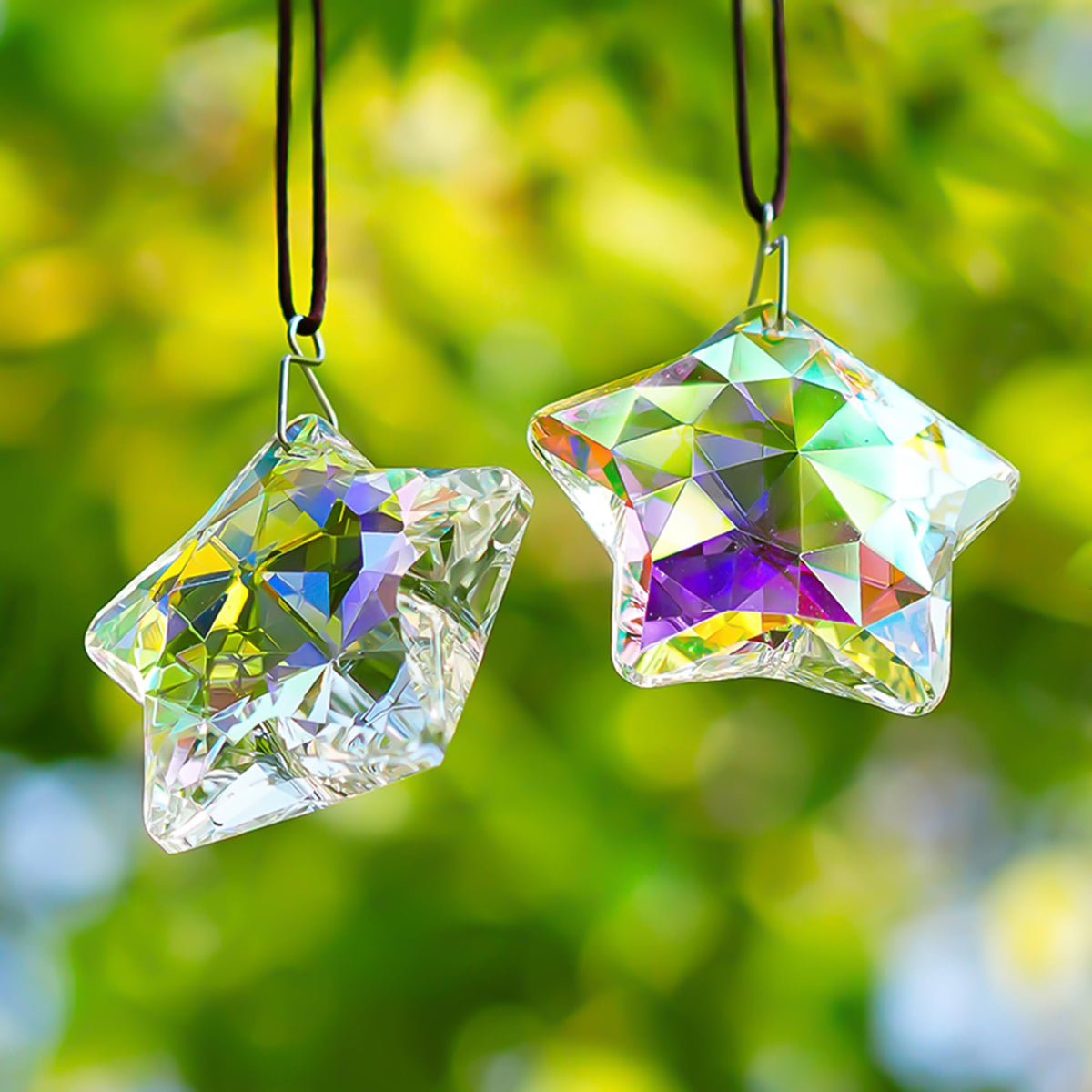 H&D Hyaline & Dora AB color star prism 2in enhances home decor with light.