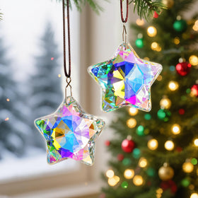 H&D Hyaline & Dora sunny spot prism 2in casts dancing light effects.