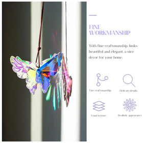 H&D HYALINE & DORA sun catcher butterfly 76mm adds charm to windows