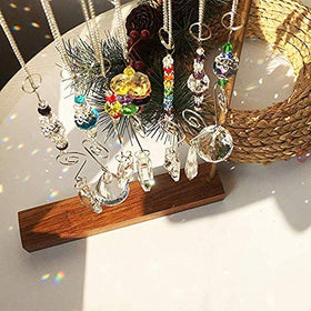 H&D Hyaline & Dora crystal prism suncatcher enhances window decor with color.