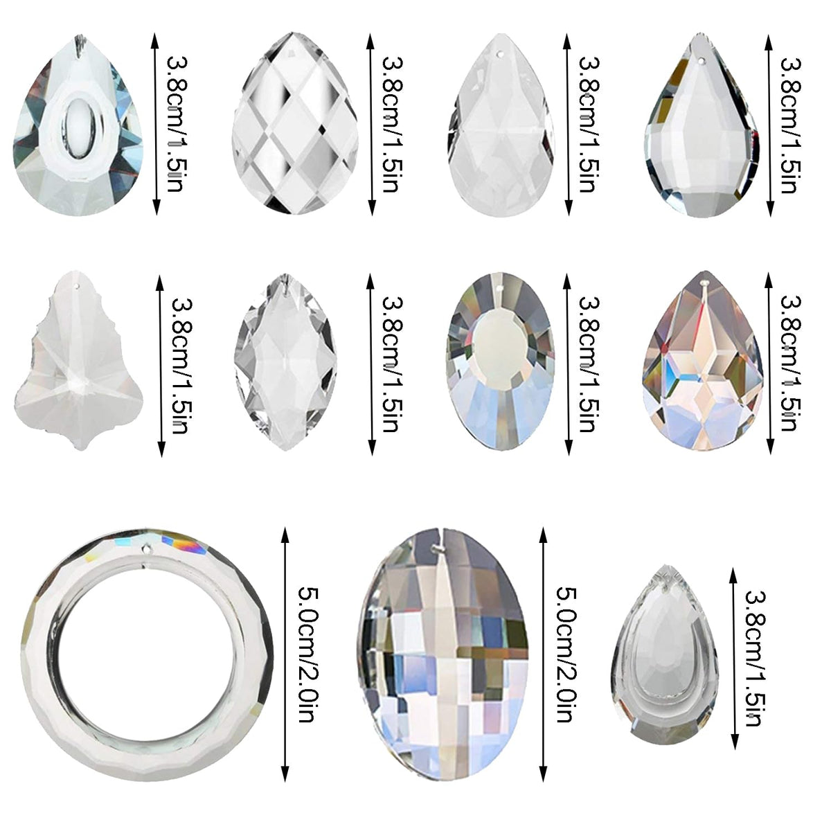 H&D HYALINE & DORA suncatcher rainbow pendant creating color in a room