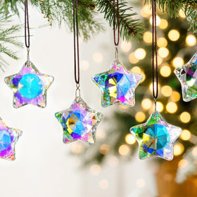 H&D Hyaline & Dora window hanging prism 2in captures sun rays beautifully.