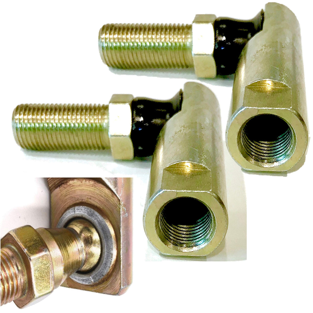 HD Switch ball joint with rugged crimp design for durable steering links.