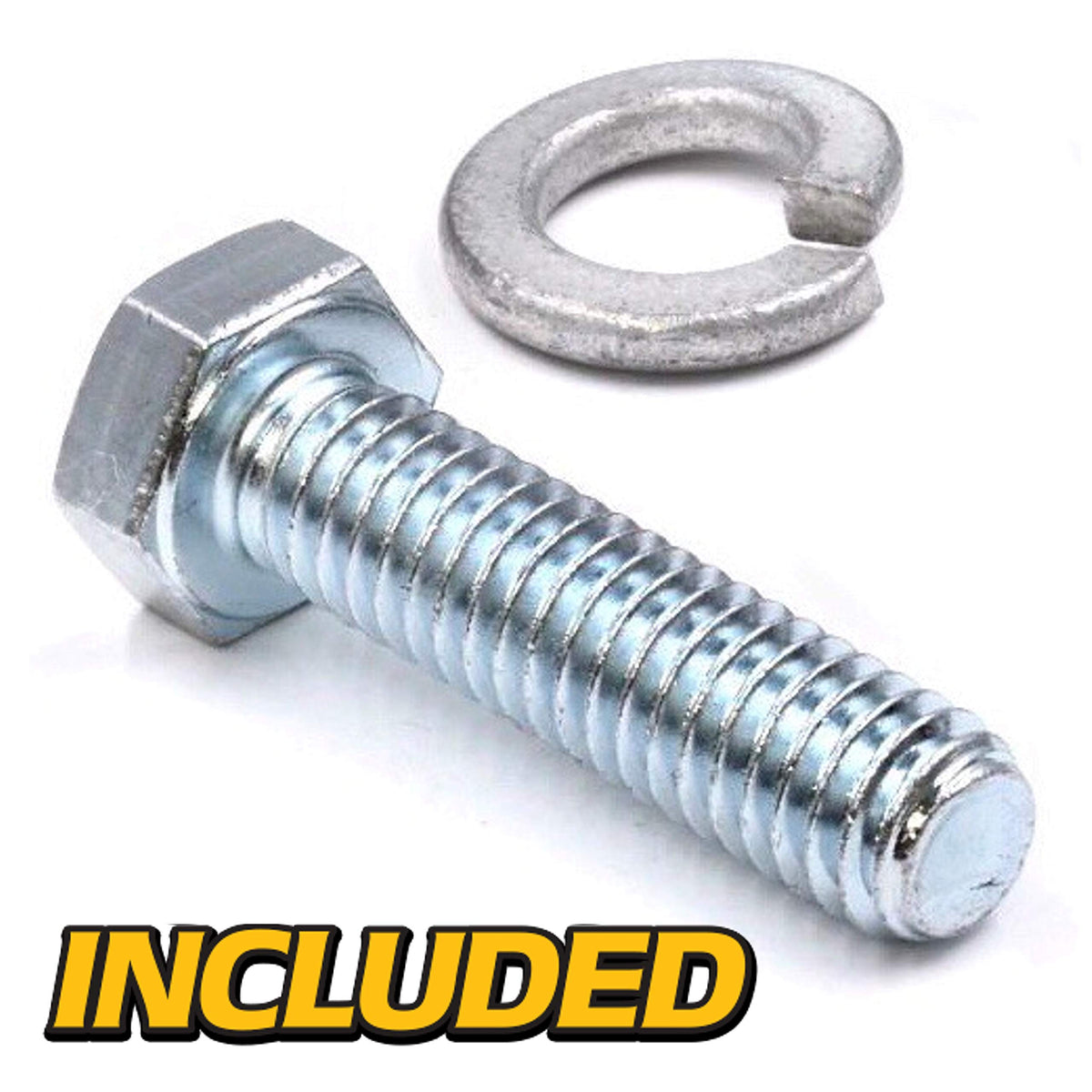 HD Switch deck height adjustment gear kit with bolt and lock washer keeps deck adjusted accurately.