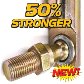 HD Switch steering tie rod with improved crimp for long-lasting performance.