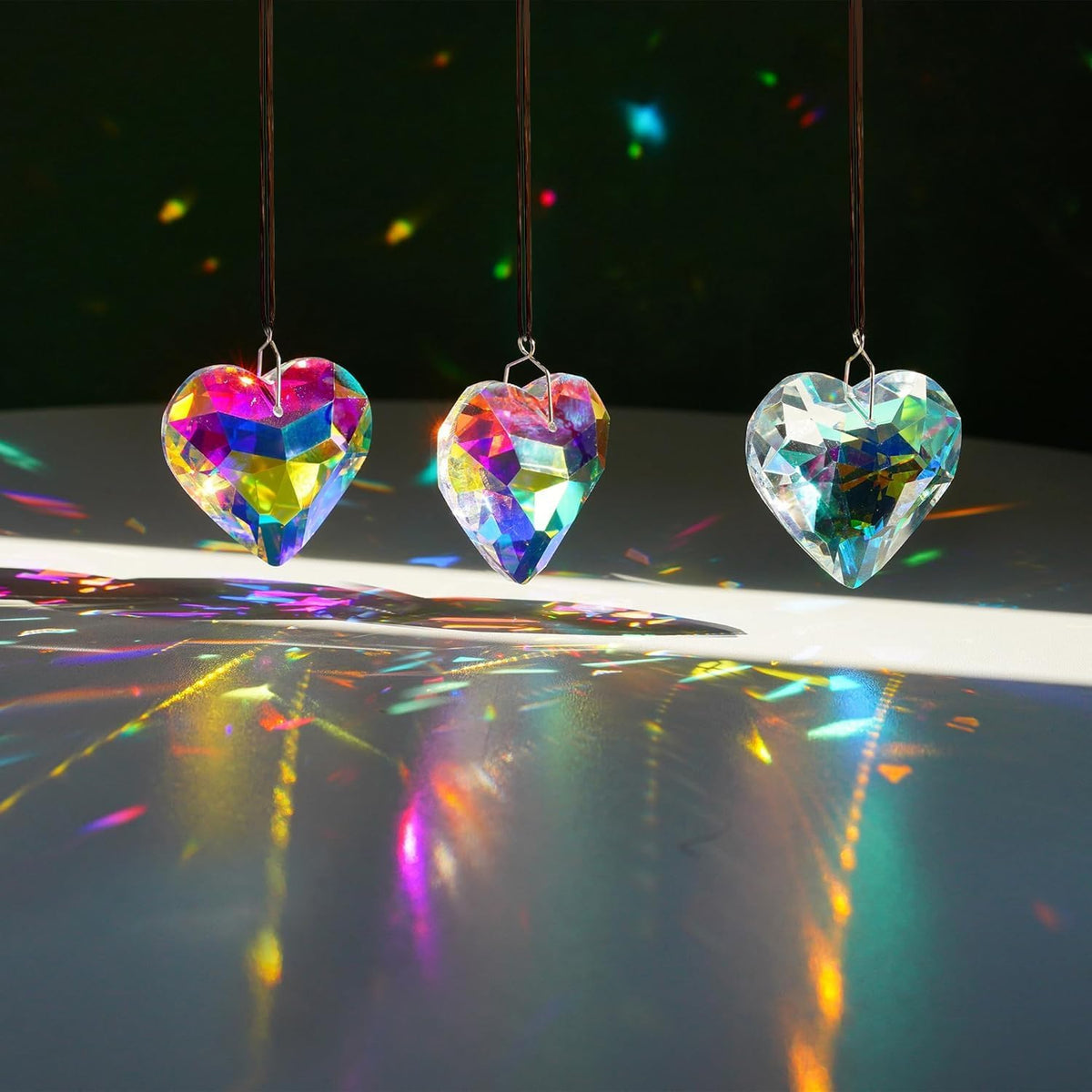 HDCRYSTALGIFTS crystal prisms for chandeliers and decorative lighting