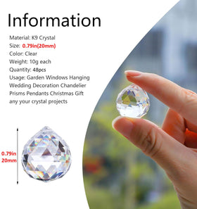 HDCRYSTALGIFTS rainbow sun catcher prism adds sparkle to chandeliers and DIY decor