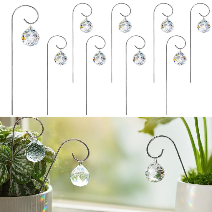 HDCRYSTALGIFTS crystal ball prism 30mm casting vivid rainbows in windows