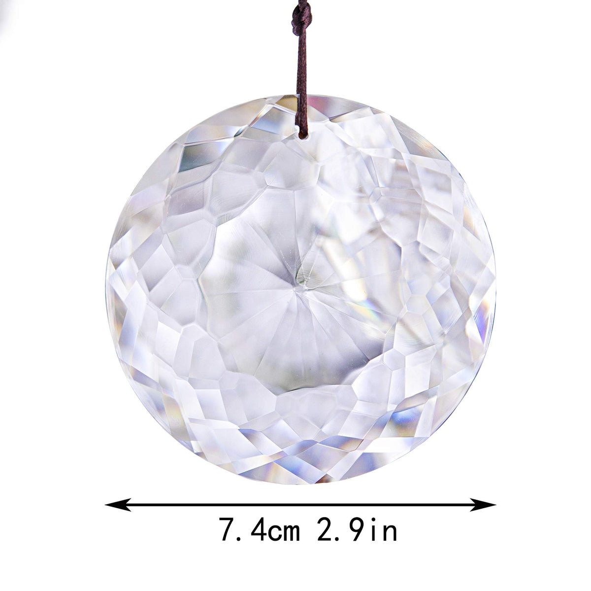HDCRYSTALGIFTS crystal prisms for indoor outdoor decor with shimmering reflections