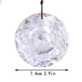 HDCRYSTALGIFTS crystal prisms for indoor outdoor decor with shimmering reflections