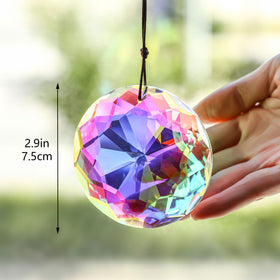 HDCRYSTALGIFTS compact 3 inch prism brightens small spaces.