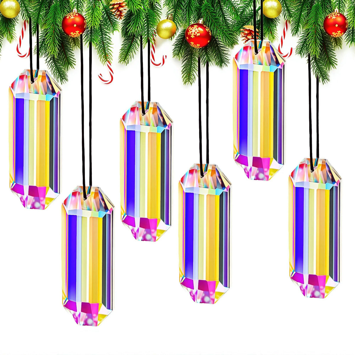 HDCRYSTALGIFTS easy hanging design with drilled hole for quick setup.