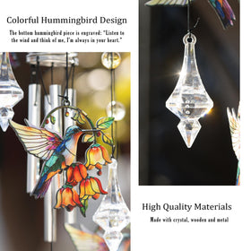 HDCRYSTALGIFTS sympathy gift evokes remembrance through gentle wind melodies.