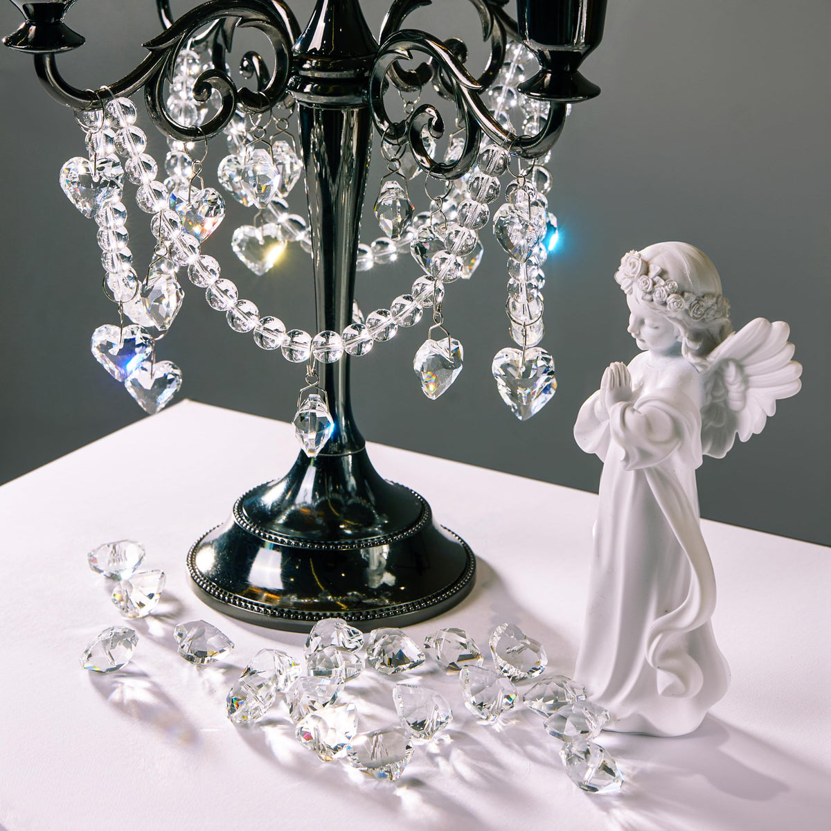 HDCRYSTALGIFTS crystal heart gift set suits Valentine’s or Mother's Day celebrations