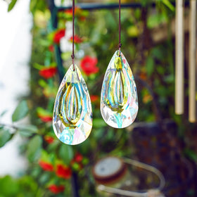 HDCRYSTALGIFTS glass sun catcher for wedding decor adds elegance and light reflections