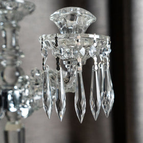 HDCRYSTALGIFTS icicle crystal pendants 63mm clear reflect rainbow hues.