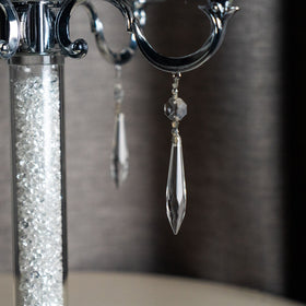 HDCRYSTALGIFTS premium glass prisms 63mm clear upgrade lighting ambiance.