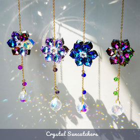 HDCRYSTALGIFTS rainbow prism suncatcher for indoor outdoor glow