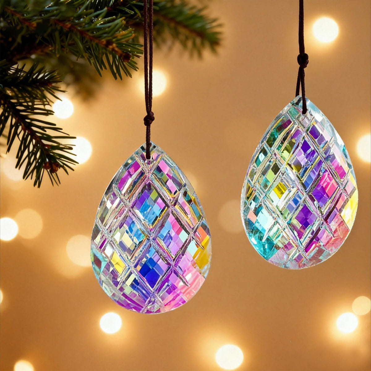 HDCRYSTALGIFTS Gift-ready crystal suncatcher set for celebrations