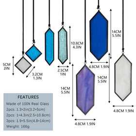 HDCRYSTALGIFTS large earth-tones panel creates a focal point on wall or window