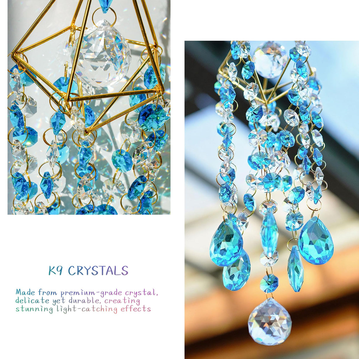 HDCRYSTALGIFTS versatile window garden decor for balconies, mirrors, and glass doors.