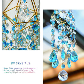 HDCRYSTALGIFTS versatile window garden decor for balconies, mirrors, and glass doors.