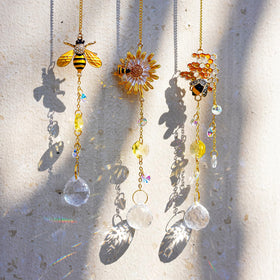 HDH Hyaline & Dora bumble bee honeycomb charm makes a thoughtful gift