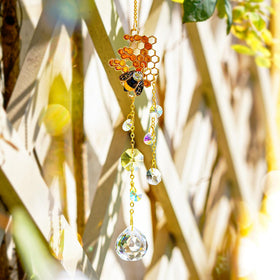 HDH Hyaline & Dora crystal rainbow suncatcher adds color to walls