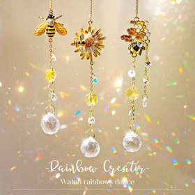 HDH Hyaline & Dora sun catcher bee prisms adds color to your garden or porch