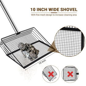 hdheubk 11-tooth rake clears debris in chicken coops and pens