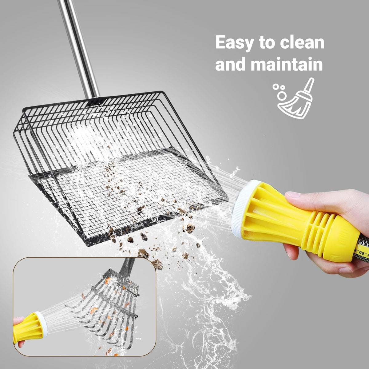 hdheubk versatile cleaning kit for coops, pens, and racecourses