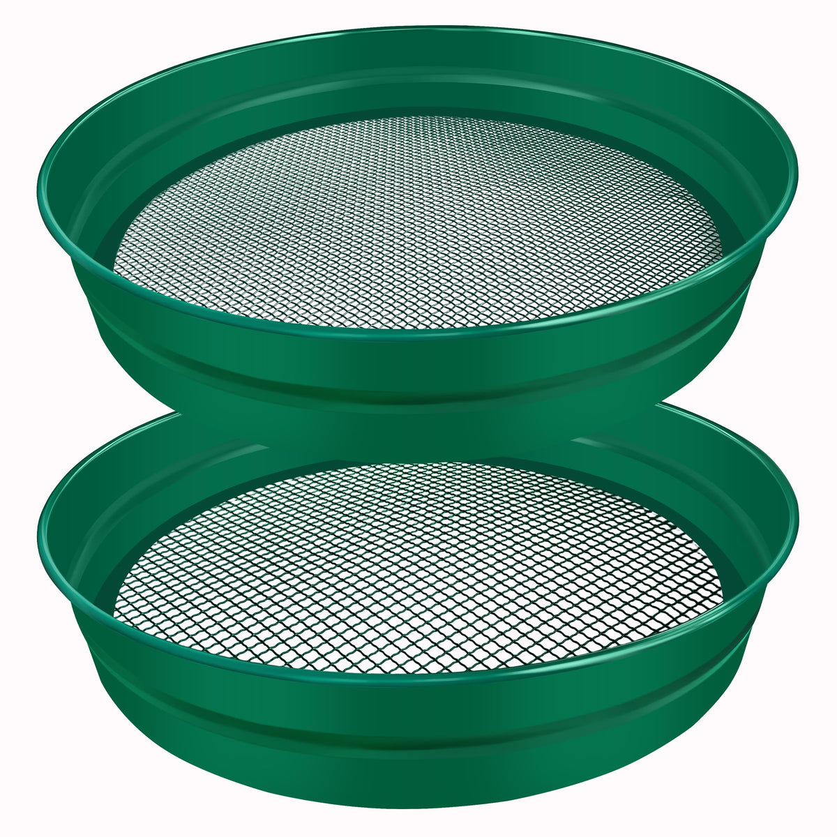 HDMATRL large dirt sifter with 14.7 inch diameter for efficient soil screening.